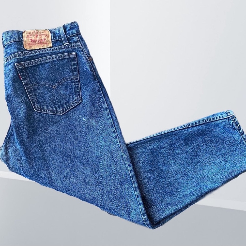 90s Levi Strauss & Co 550 Irregular Denim Jeans